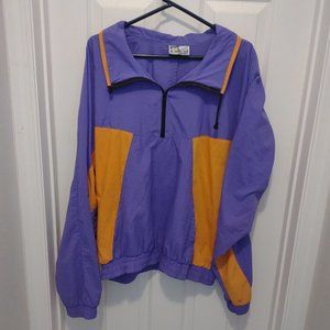 Maui Classics Size XL Maui Classics Yellow and Purple 100% Nylon Jacket